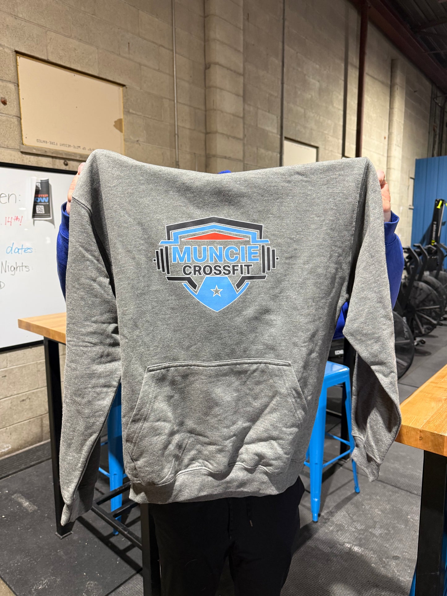 Gray Muncie CrossFit Sweatshirt