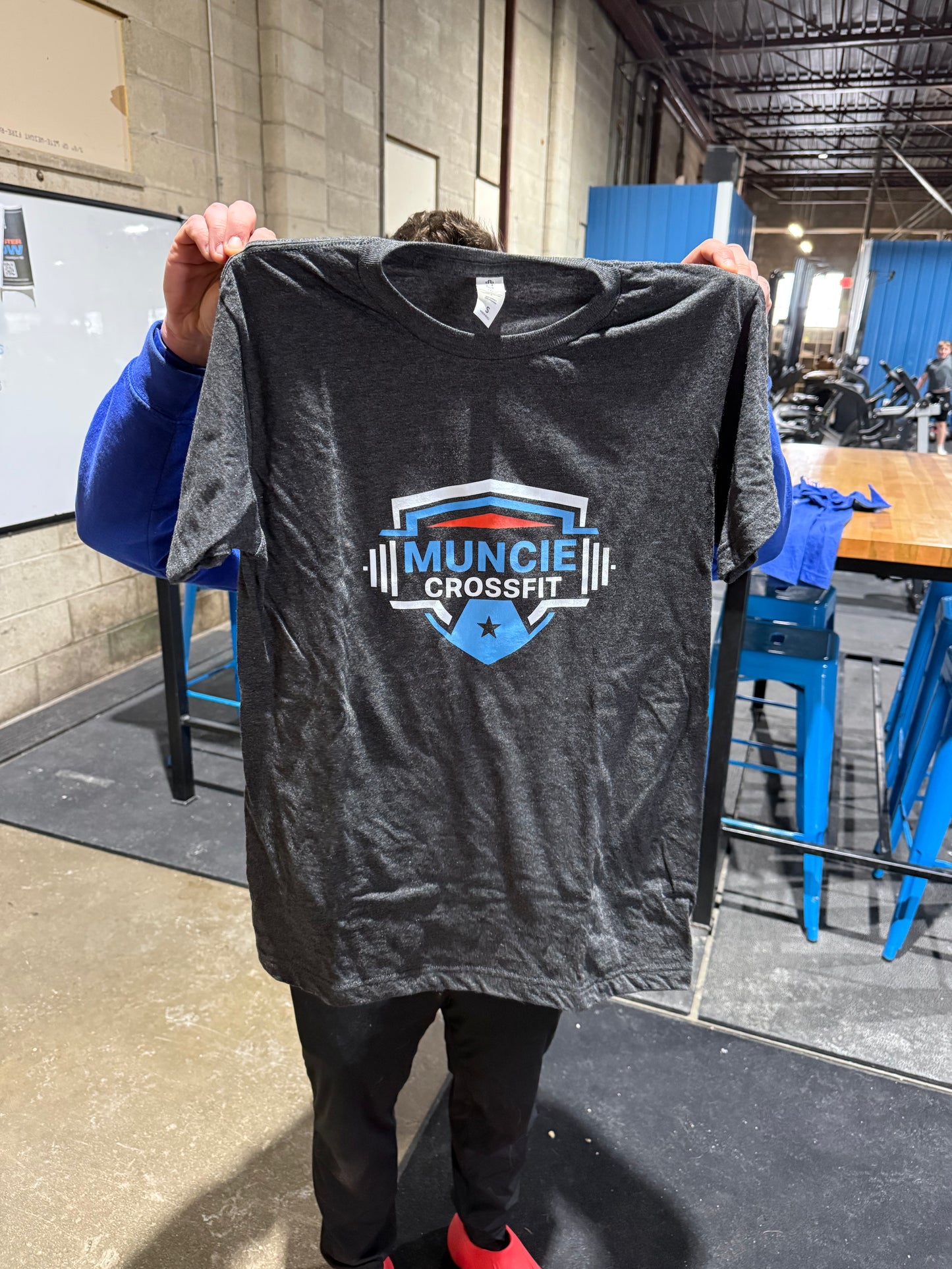 Gray Muncie CrossFit T-shirt