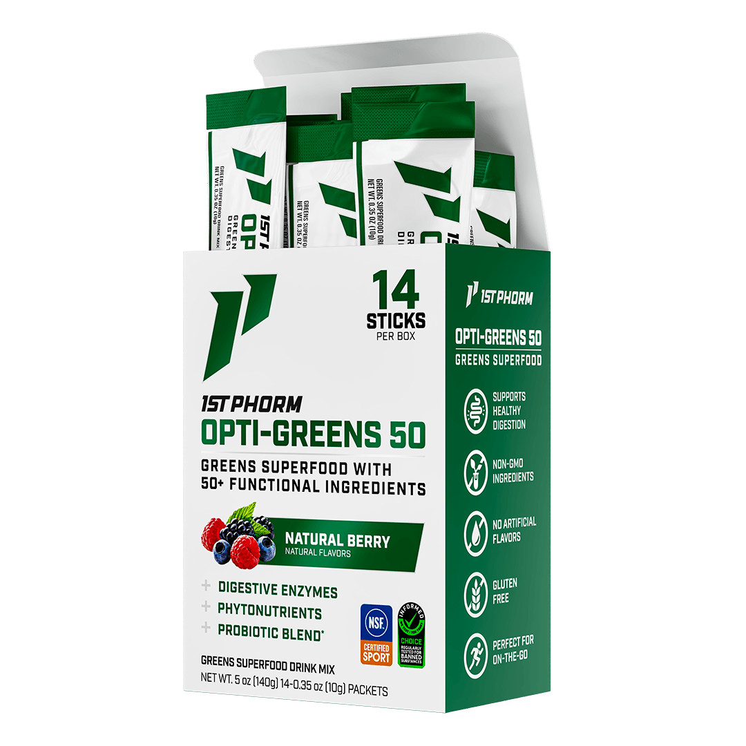 1st Phorm Opti-Greens 50 Stick Packs