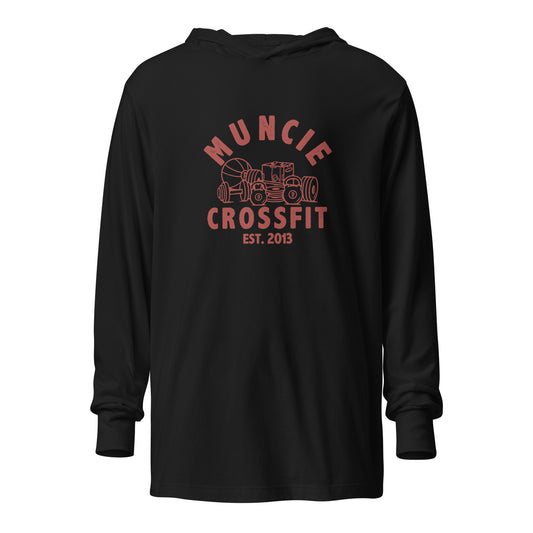 Muncie CrossFit Hooded long-sleeve tee