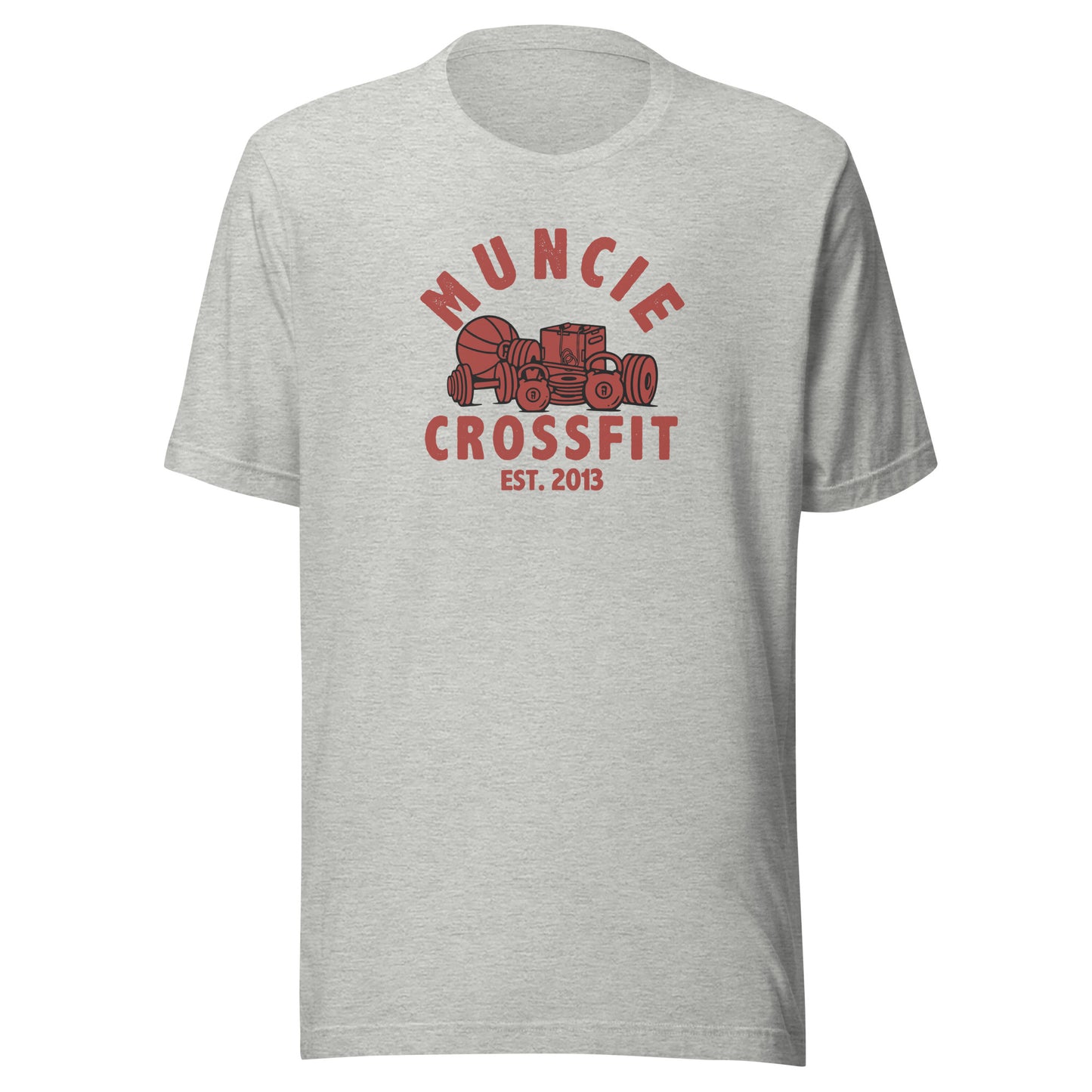 Muncie CrossFit Tee Red Logo
