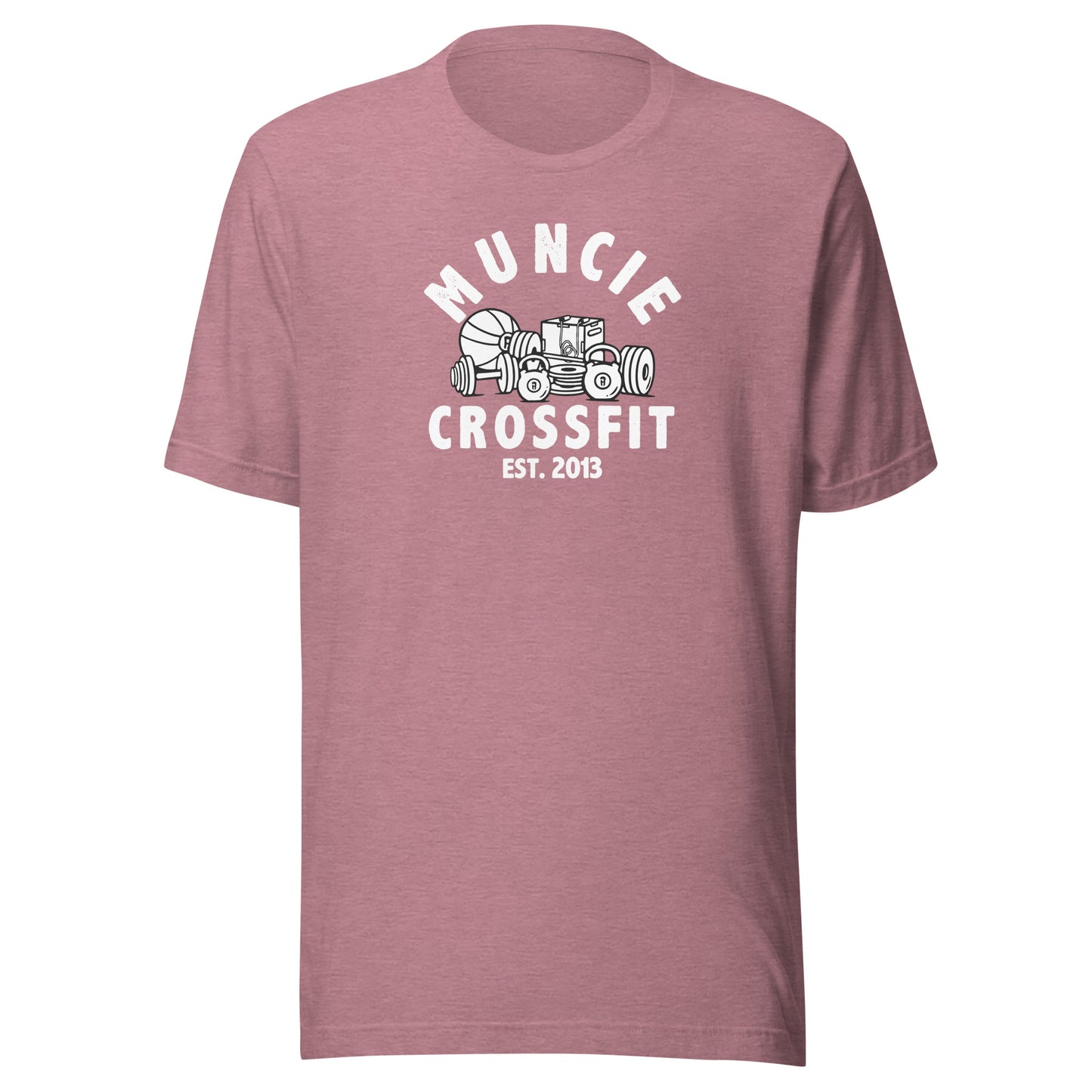 Muncie CrossFit Tee White Logo