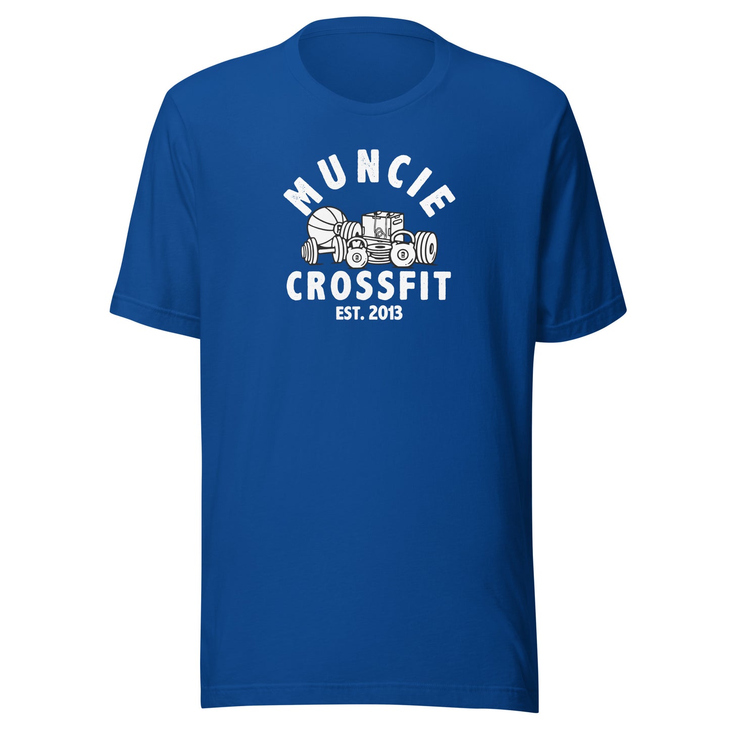 Muncie CrossFit Tee White Logo